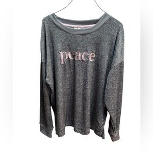 Gray Peace Sweatshirt